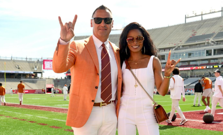 45 Gameday Photos Of Texas Football Coach Steve Sarkisian’s Wife