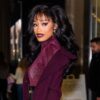 Keke Palmer Sings The Philadelphia Eagles To Victory In A Cute Sporty Chic Team Leather Jacket